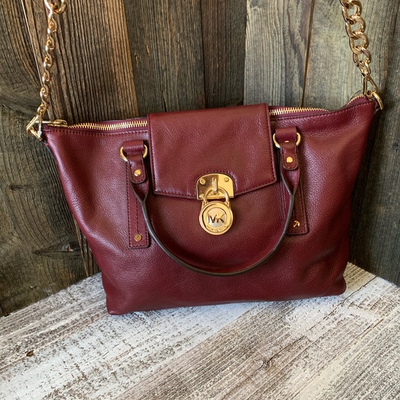 Michael Kors Burgundy Bag - Picture 6 of 8